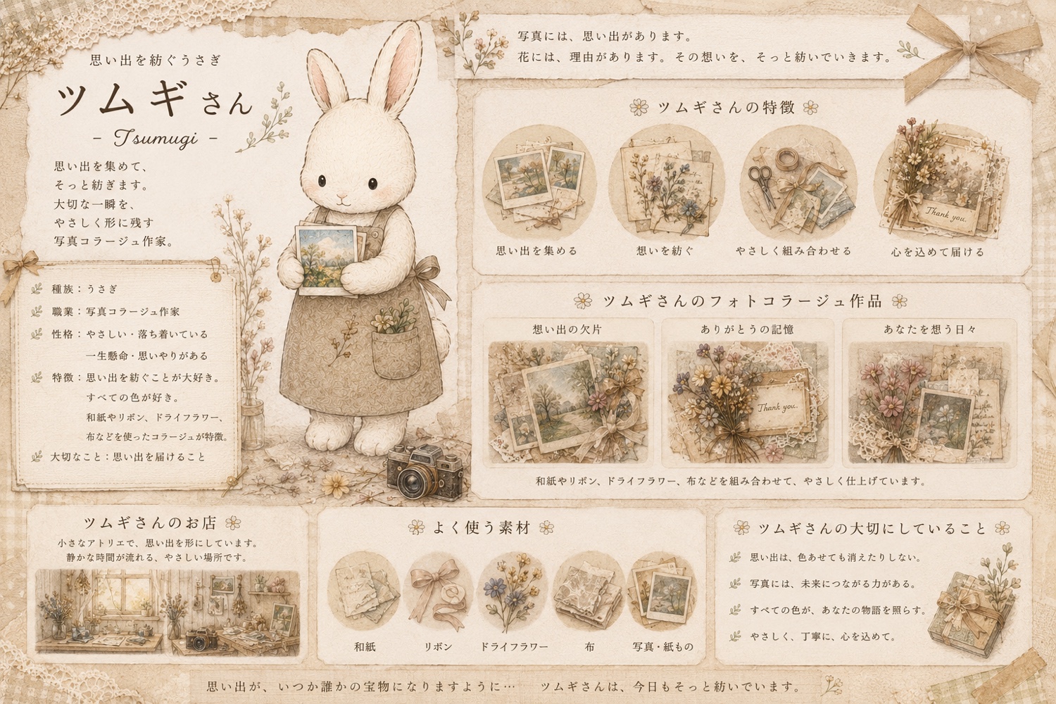 ツムギさん 紹介シート